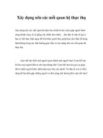 Xây dựng nên các mối quan hệ thực thụ pptx