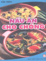 Nấu ăn cho chồng part 1 ppt