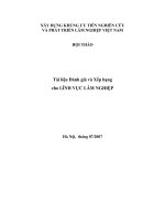 XÂY DỰNG KHUNG ƯU TIÊN NGHIÊN CỨU VÀ PHÁT TRIỂN LÂM NGHIỆP VIỆT NAM pptx