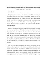 Kết quả nghiên cứu bước đầu về năng suất nhựa và khả năng kháng sâu róm của cây thông chóc ở Quỳnh Lưu potx