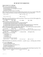 ĐỀ THI THỬ TỐT NGHIỆP SỐ 49 pptx