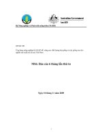 Báo cáo nghiên cứu nông nghiệp 