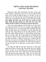 NHỮNG CÔNG NGHỆ MỚI TRONG GIÁO DỤC ĐẠI HỌC doc