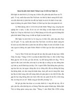 Quan hệ giữa kinh thành Thăng Long với đất trại Nghệ An pptx