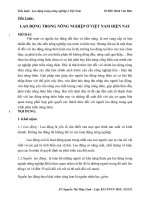 nguyên lí kinh tế nông nghiệp potx