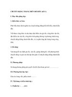 CHUYỂN ĐỘNG THẲNG BIẾN ĐỔI ĐỀU (tiết 1) pptx