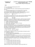 Tuyển tập đề thi thử đại học môn sinh năm 2009_THTP Lê Xoay_Đề 02 docx