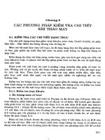 Chương 9: Các phương pháp kiểm tra chi tiết khi tháo máy doc