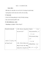 Tiết 4 – 5 : SỰ RƠI TỰ DO pptx