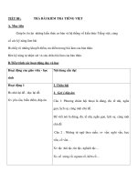 TIẾT 80 : TRẢ BÀI KIỂM TRA TIẾNG VIỆT pot