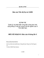 Báo cáo nghiên cứu nông nghiệp 