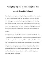 Giải pháp diệt lúa bị bệnh vàng lùn - lùn xoắn lá đơn giản, hiệu quả docx