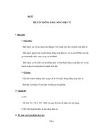 Bài 25. TRUYỀN THÔNG BẰNG SÓNG ĐIỆN TỪ pptx