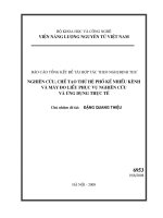 Nghiên cứu, chế tạo thử hệ phổ kế nhiều kênh và máy đo liều phục vụ nghiên cứu và ứng dụng thực tế