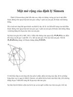 Một mở rộng của định lý Simsơn pdf