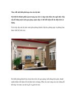 Thay đổi nội thất phù hợp cho căn hộ nhỏ docx