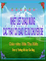Giáo án tự nhiên xã hội lớp 3 