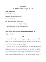 Chuyên đề 2 CẢM THỤ VĂN HỌC VÀ TẬP LÀM VĂN= pot