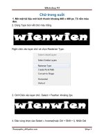 Photoshop CSChữ trong suốt pptx