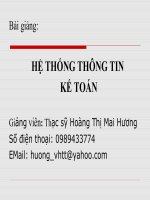 Slide bai giang mon HTTT ke toan phan 1 doc