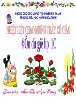 Giáo án tự nhiên xã hội 