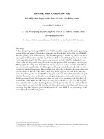 Báo cáo nghiên cứu nông nghiệp 