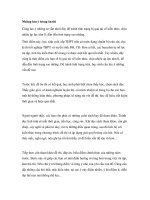 Những lưu ý trong ôn thi pdf