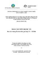 Báo cáo nghiên cứu nông nghiệp 