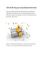 Kết nối để sáng tạo trong thế giới kinh doanh pdf