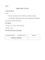 Tiết 92 PHƠNG PHÁP TẢ NGƯỜI I- Mục tiêu cần đạt Giúp hs - Nắm đợc cách tả docx