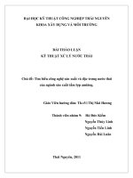 bài thảo luận nước thải nhóm 9 pdf