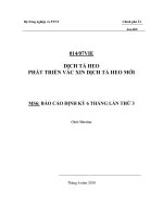 Báo cáo nghiên cứu nông nghiệp 