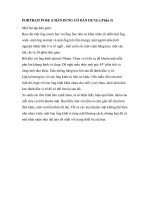 PORTRAIT POSE (CHÂN DUNG CÓ DÀN DỰNG) (Phần 5) pdf