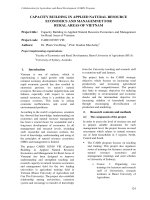 Báo cáo nghiên cứu khoa học 