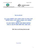 Báo cáo nghiên cứu nông nghiệp 