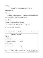 Tiết 15+16: TÌM HIỂU ĐỀ VÀ CÁCH LÀM BÀI VĂN TỰ SỰ ppt