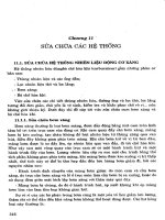 Chương 11: Sửa chữa các hệ thống động cơ ppt