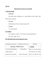 Tiết 116 TRẢ BÀI TẬP LÀM VĂN TẢ NGƯỜI I / Mục tiêu cần đạt 1. Kiến thức: - docx