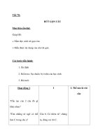 RÚT GỌN CÂU potx