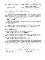 Đề thi tuyển cao đẳng khối C năm 2012 môn Sử doc