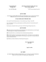 Quyết định số 07/2012/QĐ-UBND doc