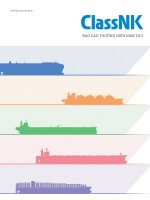 báo cáo thường niên 2011 classnk sứ mệnh của classnk