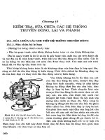 Chương 13: Kiểm tra sửa chữa các hệ thống truyền động lái phanh docx