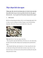 Mẹo chọn hải sản ngon ppt