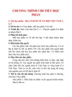 CHƯƠNG TRÌNH CHI TIẾT HỌC PHẦN doc