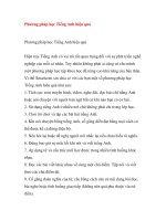 Phương pháp học Tiếng Anh hiệu quả docx