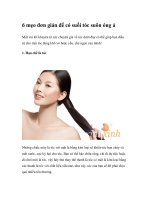 6 mẹo đơn giản để có suối tóc suôn óng ả doc