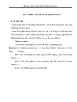 báo cáo thực hành thiết bị thu phát anten