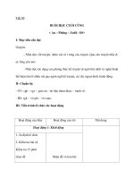 Tiết 89 BUỔI HỌC CUỐI CÙNG I- Mục tiêu cần đạt docx