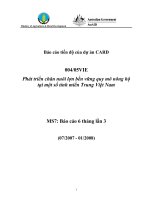 Báo cáo nghiên cứu nông nghiệp 